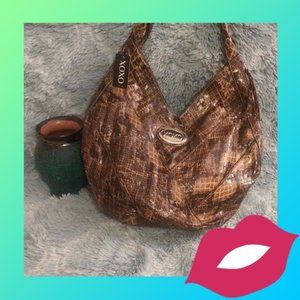 Nwt Xoxo Exotic Print Canvas Purse